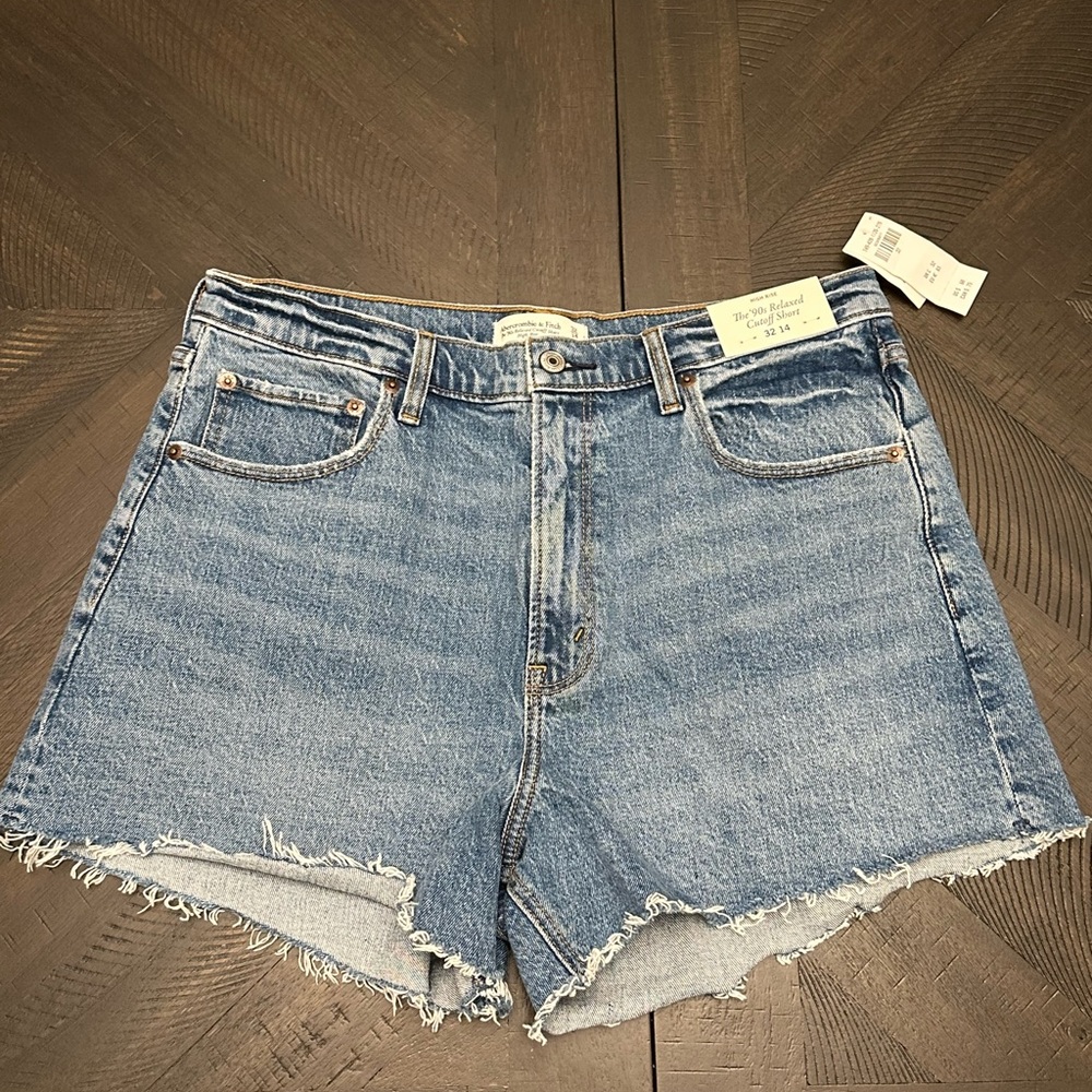 Abercrombie & Fitch Blue Jean Shorts